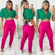 Calça Duna cor pink tamanho 40