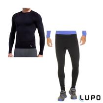 Calça e Camiseta X- Run Kit Térmico Masculino Lupo
