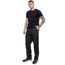 Calça Ecko Sintética Preta Ziper Leve e Confortável Calça Ecko Sintética Preta Ziper Leve e Confortável