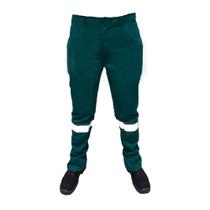 Calça Eletricista NR10 Risco 2 Brim Verde CA 29216