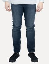 Calça Ellus Jeans Masculina Slim Sprouting LY III Metal Zetex Azul Escuro