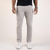 Calça Ellus Preppy Slim Cinza Claro