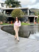 Calça em Alfaiataria Elegante Camel - C1101 - Tamanhos P, M e G