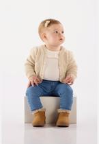 Calça em Jeans Infantil Feminino Up Baby