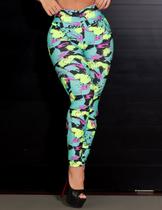 Calça Empina Bumbum Feminina Estampada para Academia - Fitmoda