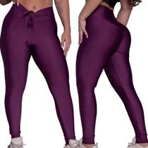 Calça empina levanta bumbum legging premium com cordinha academia fitness moda feminina