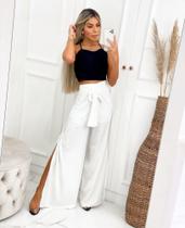 Calça envelope branca