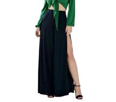 Calça Envelope Feminina Fendas Laterais Cintura Alta Tribo Livre