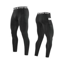 Calça Esportiva Masculina Fitness - Leggings de Compressão para Corrida e Yoga