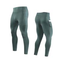 Calça Esportiva Masculina Fitness - Leggings de Compressão para Corrida e Yoga