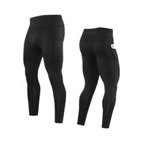 Calça Esportiva Masculina Fitness - Leggings de Compressão para Corrida e Yoga