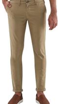 Calça Essencial Slim Color Bolso Faca - Trigo Calça Essencial Slim Color Bolso Faca - Trigo