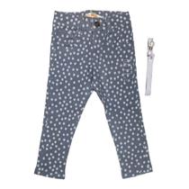 Calça Estampada Florzinha Infantil Menina