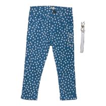 Calça Estampada Florzinha Infantil Menina