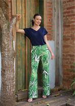 Calça Estampada Pau a Pique Calça Estampada Pau a Pique