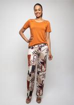 Calça Estampada Pau a Pique Calça Estampada Pau a Pique