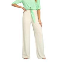 Calça Estilo Pantalona Linho Super Confortável