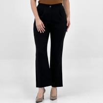 Calça Facinelli Reta Alfaiataria em Tecido Feminina