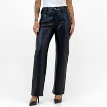 Calça Facinelli Reta em P.u Feminina Calça Facinelli Reta em P.u Feminina