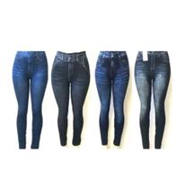 Calça fake jeans feminina - Top