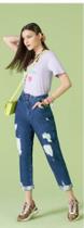 Calça Fem Jeans Mom Calça Fem Jeans Mom
