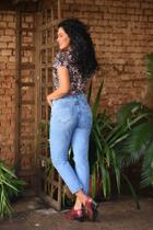 Calça Fem Mom básica denin blue