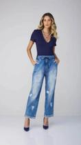 Calça fem mom
