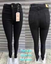 calça fem skyni jeans com elastano ou em sarja plus size trad 48,50,52