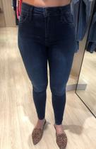Calça fem super skinny cropped high - az - azul - 34 Calça fem super skinny cropped high - az - azul - 34