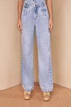 Calca fem wide leg lado avesso l129219 Calca fem wide leg lado avesso l129219