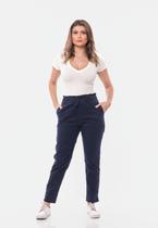 Calça Feminina 3821 Azul Marinho Bella Canvas