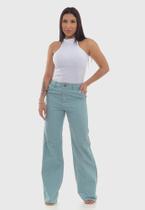 Calça Feminina 7920 Wide Leg Green F075 Calça Feminina 7920 Wide Leg Green F075