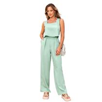 Calça Feminina Alfaiataria com Pregas Pantalona em Crepe de Alfaiataria Calça Feminina Alfaiataria com Pregas Pantalona em Crepe de Alfaiataria