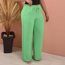 Calça Feminina Alfaiataria Estilo Pantalona Básica Com Bolso Calça Feminina Alfaiataria Estilo Pantalona Básica Com Bolso