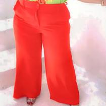 Calça feminina alfaiataria, modelo pantalona Larissa