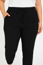 Calça Feminina Alfaiataria Plus Jooger Com Bolso Versátil Calça Feminina Alfaiataria Plus Jooger Com Bolso Versátil