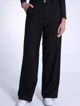 Calça Feminina Alfaiataria Wide Bolso Faca Revanche Ca.Fem.00453 Calça Feminina Alfaiataria Wide Bolso Faca Revanche Ca.Fem.00453