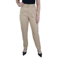Calça Feminina Autenticada Linho Bege - 7808