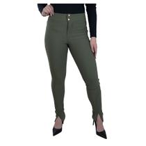 Calça Feminina Autenticada Skinny Montaria Verde Oliva - 762