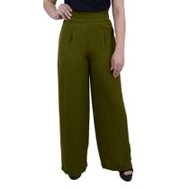 Calça Feminina Averzzy Pantalona Verde Musgo - 6154