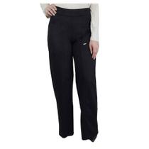 Calça Feminina Averzzy Wide Leg Suede Preta - 6410