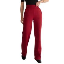 Calça Feminina Basico Com Moletom Peluciada Marsala - 1000