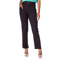 Calça Feminina Blue Blossom Reta Preto