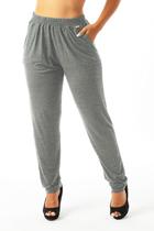 Calça Feminina Bolso Viscolycra Lisa Tarelles - T0503