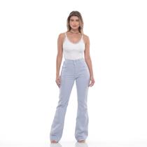 Calça Feminina Boot Cut Boca Sino Flare Calça Básica Social