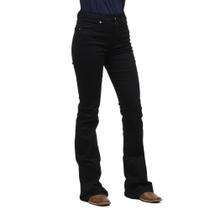 Calça Feminina Boot Cut Preta Tassa 39324