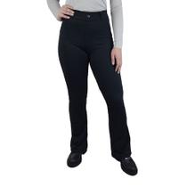 Calça Feminina Bruna e Bia Flare Madri Preta - 12536 Calça Feminina Bruna e Bia Flare Madri Preta - 12536