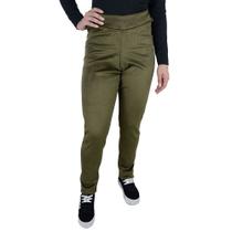 Calça Feminina Bruna e Bia Montaria Cotele Verde Militar 12 Calça Feminina Bruna e Bia Montaria Cotele Verde Militar 12