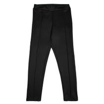 Calça Feminina Bruna e Bia Plus Size Slim Frisos Preto Calça Feminina Bruna e Bia Plus Size Slim Frisos Preto