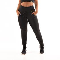 Calça Feminina Cadarço Bolso Suplex Tarelles - T0511